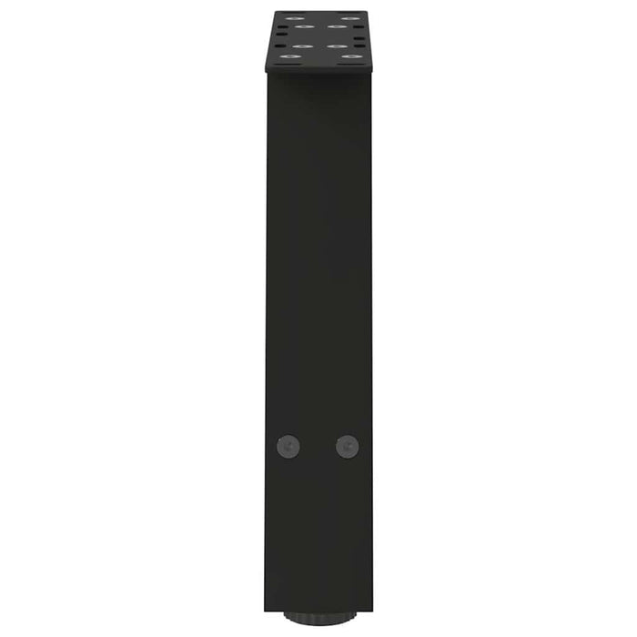 vidaXL Gambe per Tavolino da Caffè a Forma di A 2 pz Nere 50x(30-31) cm Acciaio