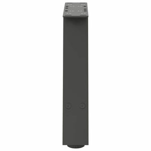 Gambe per Tavolino da Caffè a Forma di A 2 pz Antracite 50x(30-31) cm Acciaio