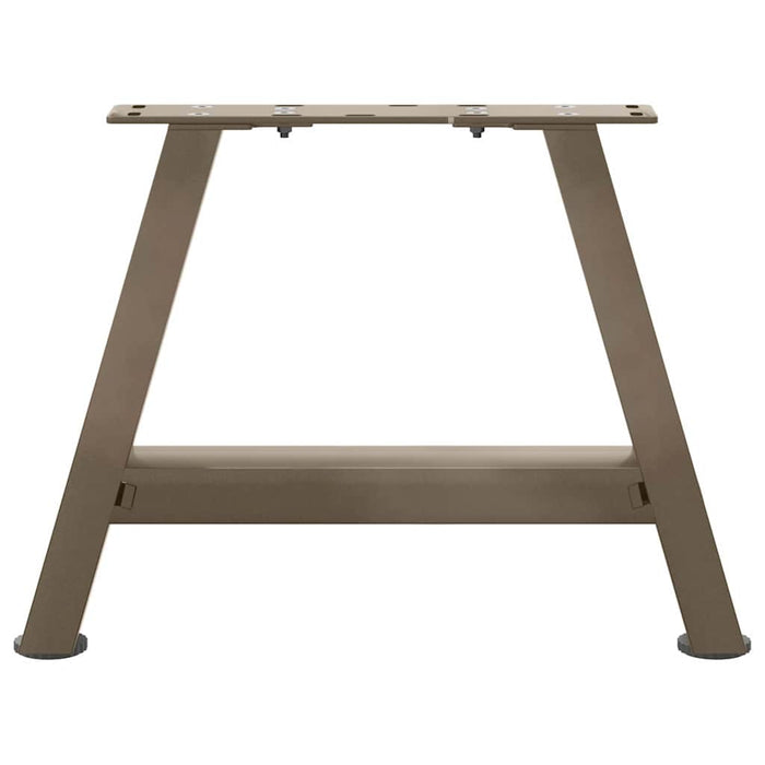 Gambe per Tavolino da Caffè a Forma di A 2 pz 50x(30-31) cm Acciaio