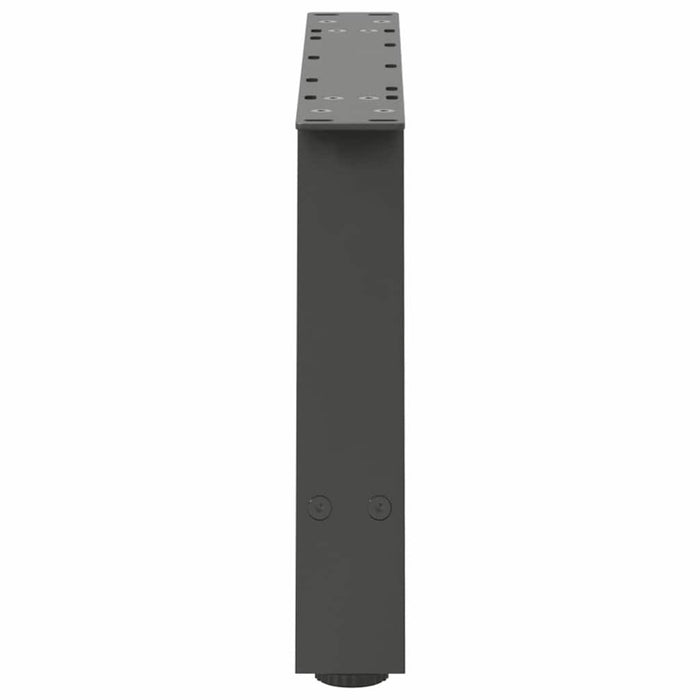 Gambe per Tavolino da Caff¨¨ a Forma di A 2 pz-Set di 2 Gamba per Tavolo Antracite 70x(30-31) cm Acciaio