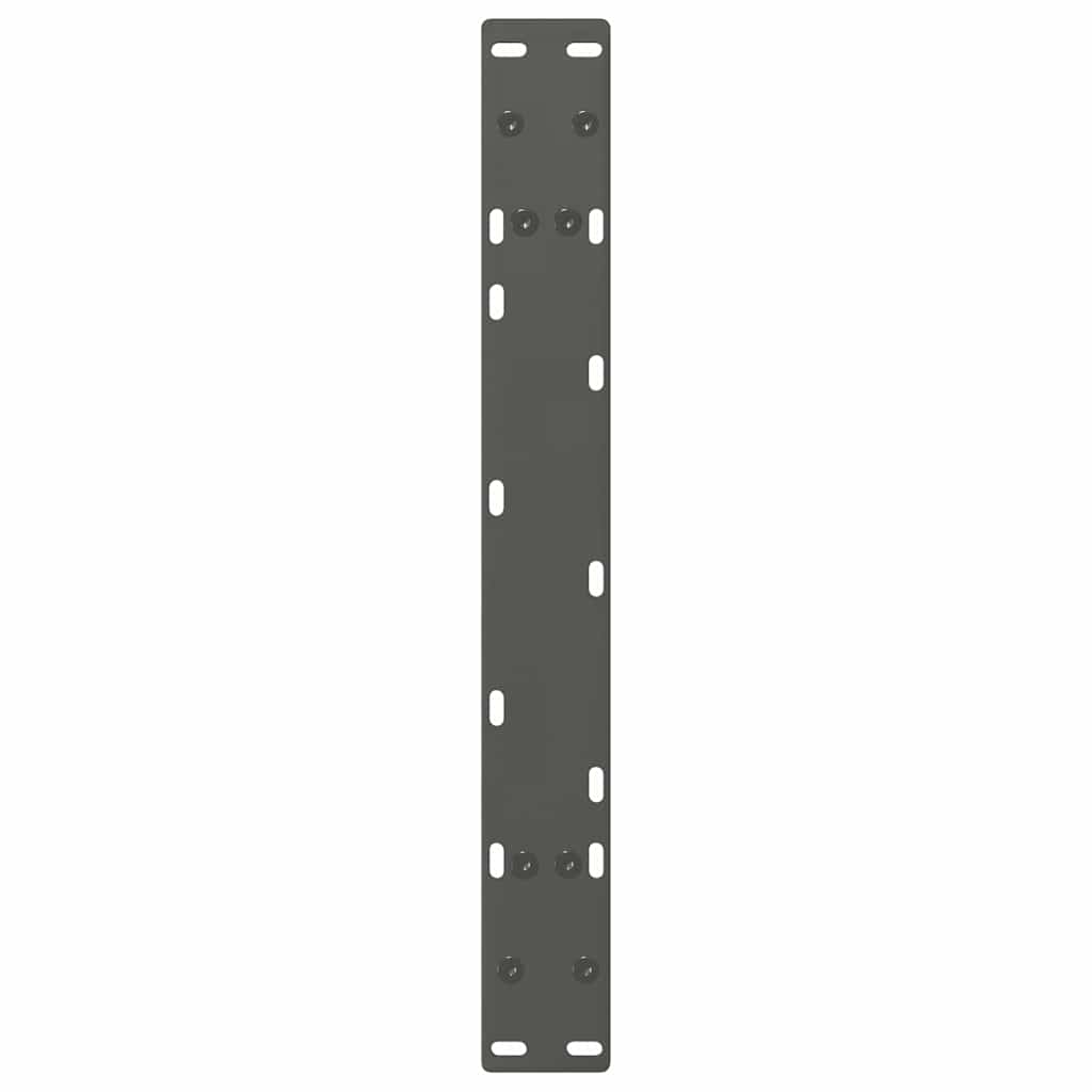 Gambe per Tavolino da Caff¨¨ a Forma di A 2 pz-Set di 2 Gamba per Tavolo Antracite 70x(30-31) cm Acciaio