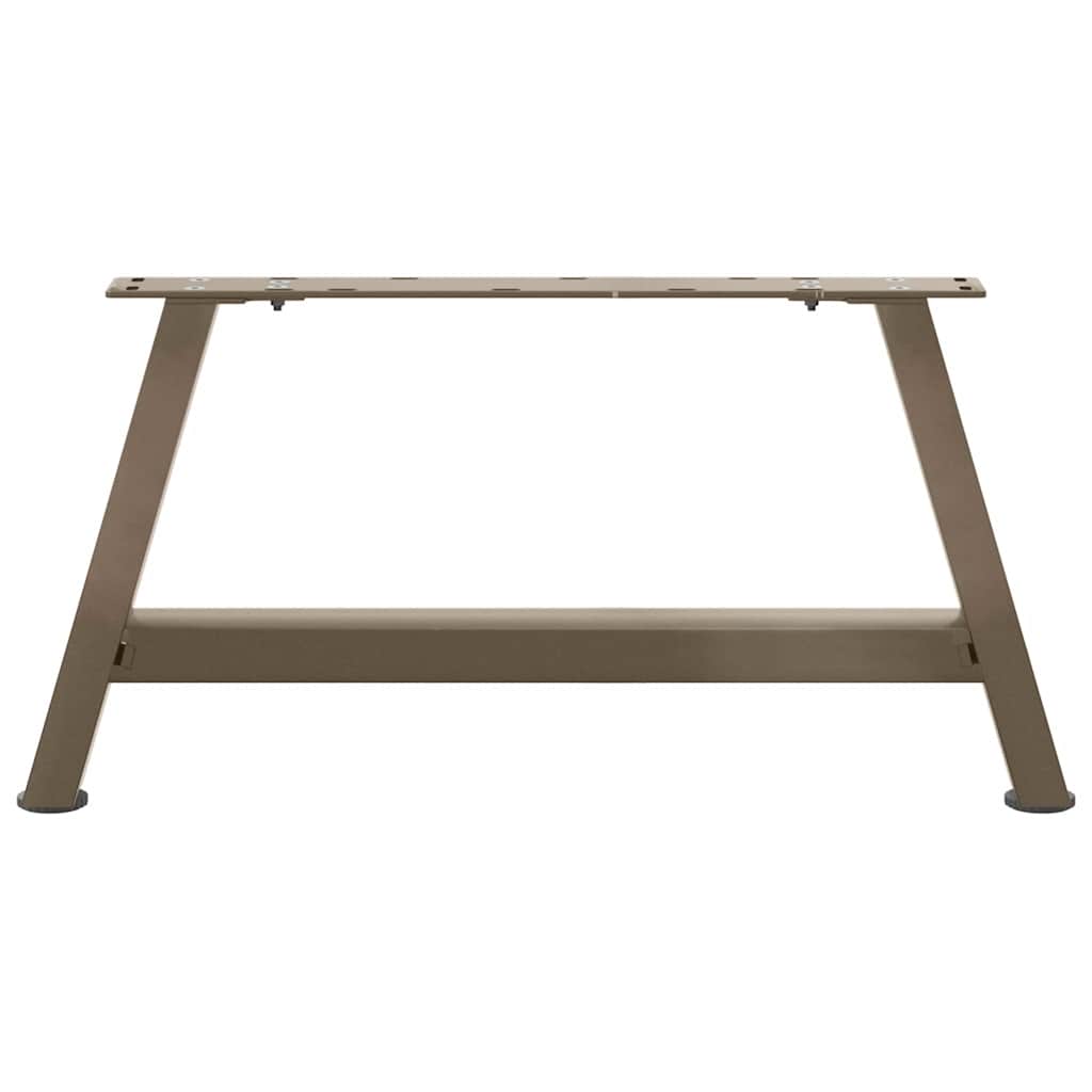 Gambe per Tavolino da Caffè a Forma di A 2 pz 70x(30-31) cm Acciaio