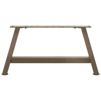 Gambe per Tavolino da Caffè a Forma di A 2 pz 70x(30-31) cm Acciaio