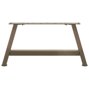 Gambe per Tavolino da Caffè a Forma di A 2 pz 70x(30-31) cm Acciaio