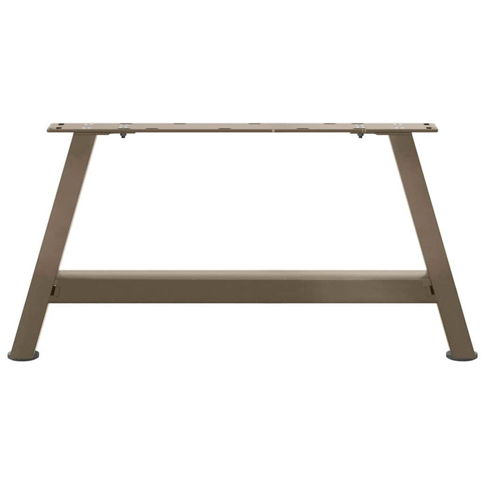 Gambe per Tavolino da Caffè a Forma di A 2 pz 70x(30-31) cm Acciaio