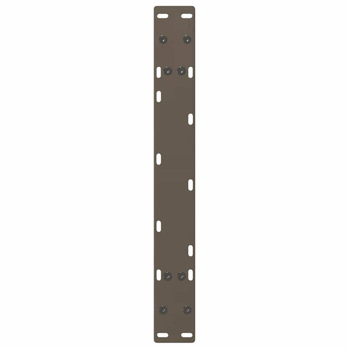 Gambe per Tavolino da Caffè a Forma di A 2 pz 70x(30-31) cm Acciaio