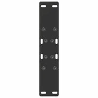 Gambe per Tavolino da Caff¨¨ a Forma di A 2 pz-Set di 2 Gamba per Tavolo Nere 38x(42-43) cm Acciaio