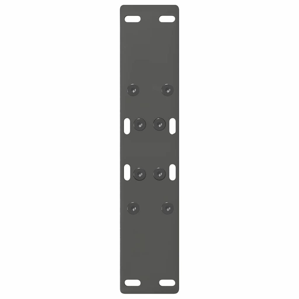 Gambe per Tavolino da Caff¨¨ a Forma di A 2 pz-Set di 2 Gamba per Tavolo Antracite 38x(42-43) cm Acciaio