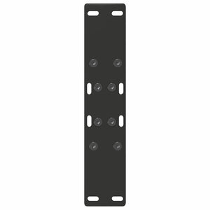 Gambe per Tavolino da Caff¨¨ a Forma di A 2 pz-Set di 2 Gamba per Tavolo Nere 50x(42-43) cm Acciaio