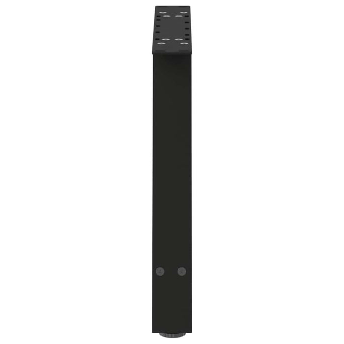 vidaXL Gambe per Tavolino da Caffè a Forma di A 2 pz Nere 60x(42-43) cm Acciaio