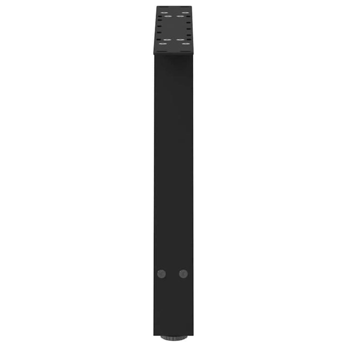 Gambe per Tavolino da Caff¨¨ a Forma di A 2 pz-Set di 2 Gamba per Tavolo Nere 70x(42-43) cm Acciaio