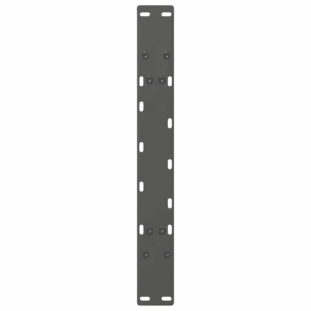 Gambe per Tavolino da Caff¨¨ a Forma di A 2 pz-Set di 2 Gamba per Tavolo Antracite 70x(42-43) cm Acciaio