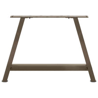 vidaXL Gambe per Tavolino da Caffè a Forma di A 2 pz 70x(42-43) cm Acciaio