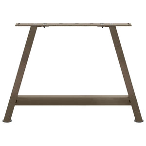 vidaXL Gambe per Tavolino da Caffè a Forma di A 2 pz 70x(42-43) cm Acciaio