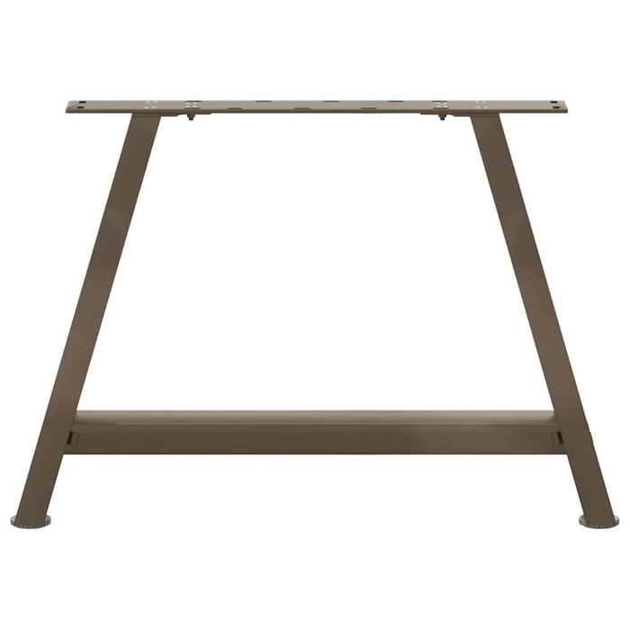 vidaXL Gambe per Tavolino da Caffè a Forma di A 2 pz 70x(42-43) cm Acciaio