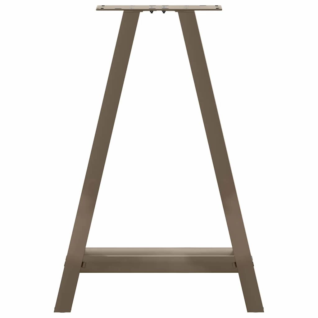 Gambe Tavolino da Caffè a A 2 pz 50x(72-73) cm Acciaio 4012847