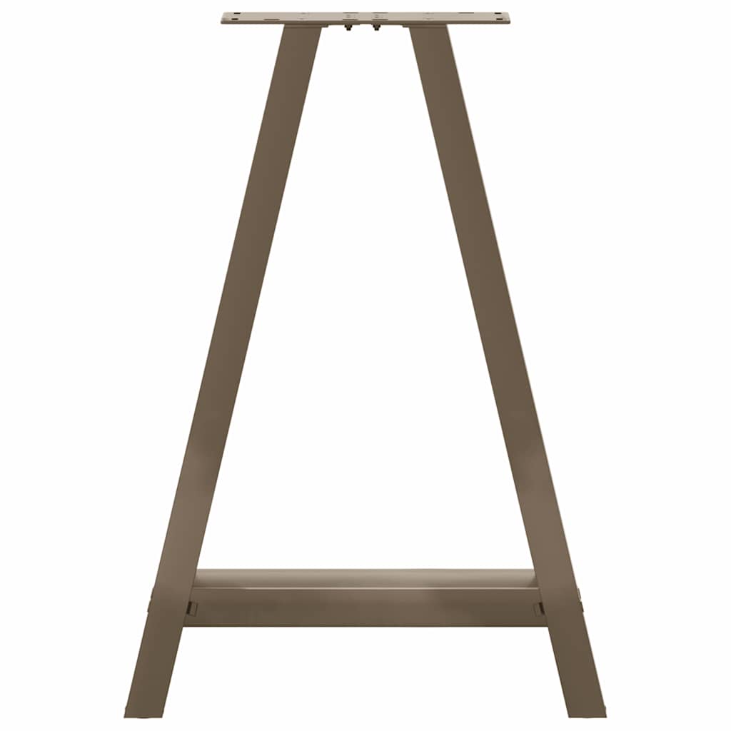 Gambe Tavolino da Caffè a A 2 pz 60x(72-73) cm Acciaio 4012851