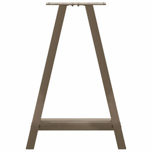 Gambe Tavolino da Caffè a A 2 pz 60x(72-73) cm Acciaio 4012851