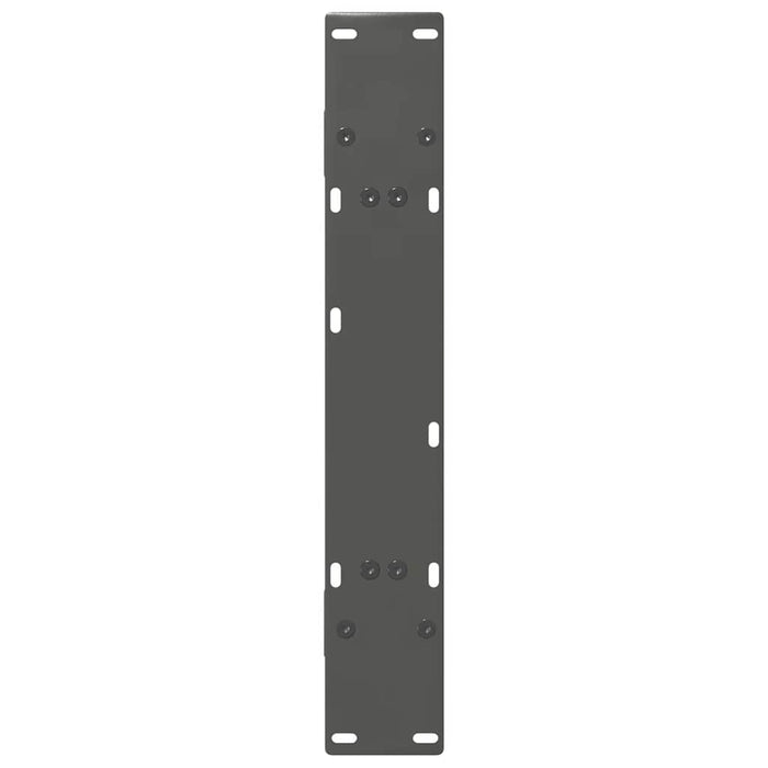 Gambe per tavolo da pranzo a forma di A 2 pz Antracite 80x(72-73) cm Acciaio