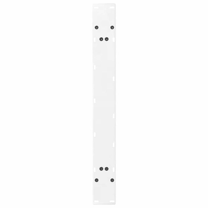 Gambe per tavolo da pranzo a forma di A 2 pz bianche 90x(72-73) cm in acciaio 4012861