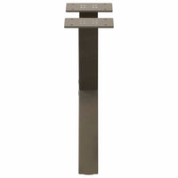 Gambe per Tavolino da Caffè a Forma di X 2 pz Acciaio Naturale 30x(30-31) cm Acciaio 4012871