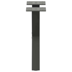 Gambe per Tavolino da Caffè a Forma di X 2 pz Antracite 37x(30-31) cm Acciaio 4012874