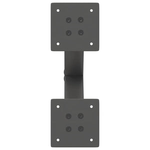 Gambe per Tavolino da Caff¨¨ a Forma di X 2 pz-Set di 2 Gamba per Tavolo Antracite 37x(30-31) cm Acciaio
