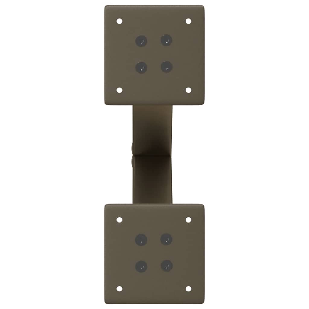 Gambe per Tavolino da Caff¨¨ a Forma di X 2 pz-Set di 2 Gamba per Tavolo Acciaio Naturale 37x(30-31) cm Acciaio