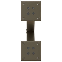 Gambe per Tavolino da Caff¨¨ a Forma di X 2 pz-Set di 2 Gamba per Tavolo Acciaio Naturale 37x(30-31) cm Acciaio