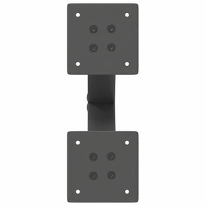 Gambe per Tavolino da Caff¨¨ a Forma di X 2 pz-Set di 2 Gamba per Tavolo Antracite 28x(42-43) cm Acciaio 232880