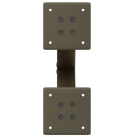 Gambe per Tavolino da Caff¨¨ a Forma di X 2 pz-Set di 2 Gamba per Tavolo Acciaio Naturale 28x(42-43) cm Acciaio 497643