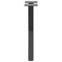 Gambe per Tavolino da Caffè a Forma di X 2 pz Antracite 38x(42-43) cm Acciaio 4012894