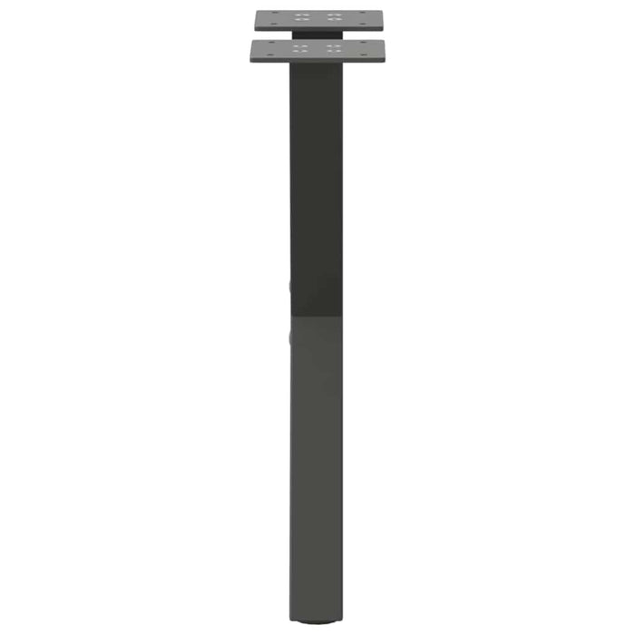 Gambe per Tavolino da Caffè a Forma di X 2 pz Antracite 38x(42-43) cm Acciaio 4012894