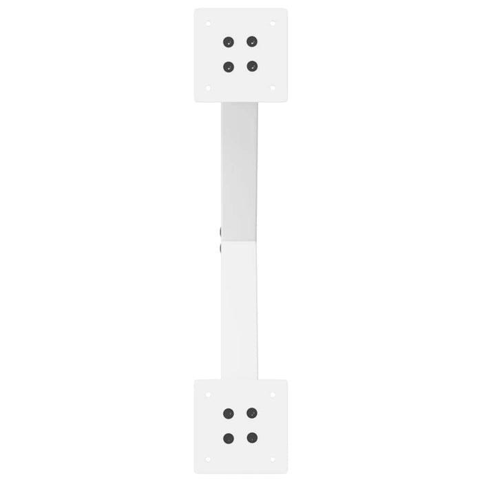 Gambe per Tavolino da Caff¨¨ a Forma di X 2 pz-Set di 2 Gamba per Tavolo Bianche 50x(42-43) cm Acciaio