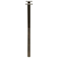 Gambe per tavolo da pranzo a forma di X 2 pz in acciaio naturale 57x(72-73) cm 4012915