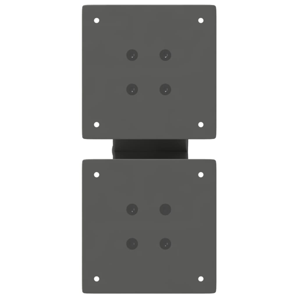 Gambe per Tavolino da Caffè a Forma di X 2 pz Antracite 30x(30-31) cm Acciaio 4012930