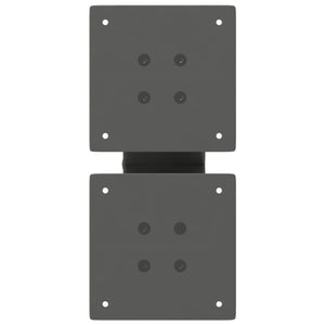 Gambe per Tavolino da Caffè a Forma di X 2 pz Antracite 30x(30-31) cm Acciaio 4012930