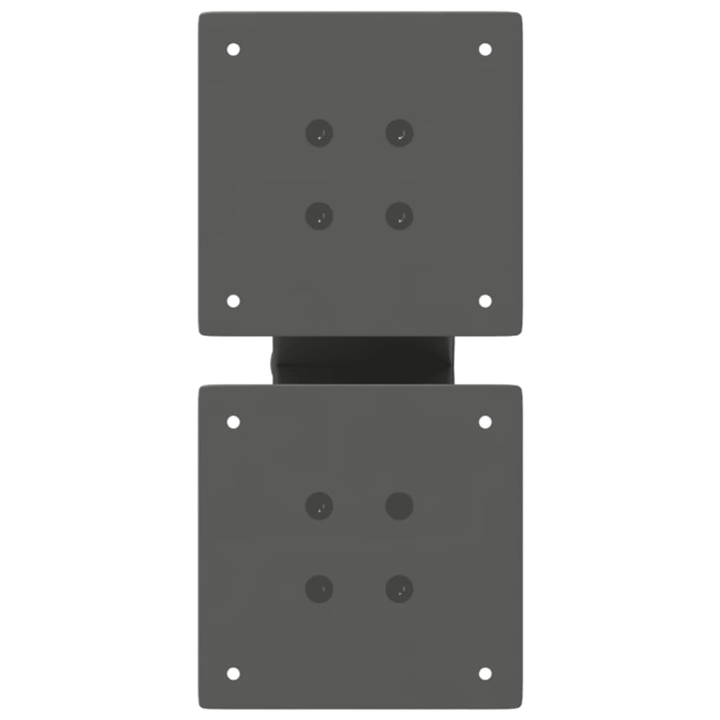 Gambe per Tavolino da Caffè a Forma di X 2 pz Antracite 40x(30-31) cm Acciaio 4012934