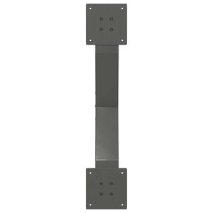 Gambe per Tavolino da Caffè a Forma di X 2 pz Antracite 70x(30-31) cm Acciaio 4012946