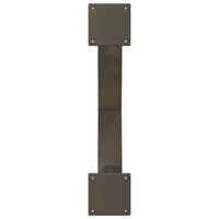 vidaXL Gambe per Tavolino da Caffè a Forma di X 2 pz Acciaio Naturale 70x(30-31) cm Acciaio