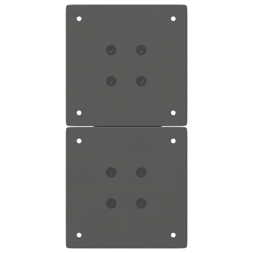 vidaXL Gambe per Tavolino da Caffè a Forma di X 2 pz Antracite 28x(42-43) cm Acciaio