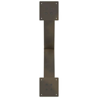 Gambe per Tavolino da Caff¨¨ a Forma di X 2 pz-Set di 2 Gamba per Tavolo Acciaio Naturale 70x(42-43) cm Acciaio 293625