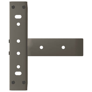 Gambe Tavolino Caffè a T 2 pz Naturale 30x25x(30-31) cm Acciaio 4013003