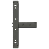 Gambe per Tavolino da Caffè a Forma di T 2 pz Antracite 40x25x(30-31) cm Acciaio 4013006