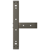 vidaXL Gambe per Tavolino da Caffè a Forma di T 2 pz Nere 50x25x(30-31) cm Acciaio