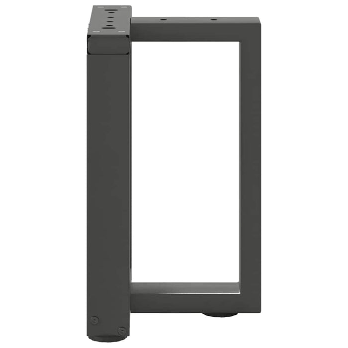 Gambe Tavolino Caffè a T 2 pz Antracite 28x25x(42-43)cm Acciaio 4013022