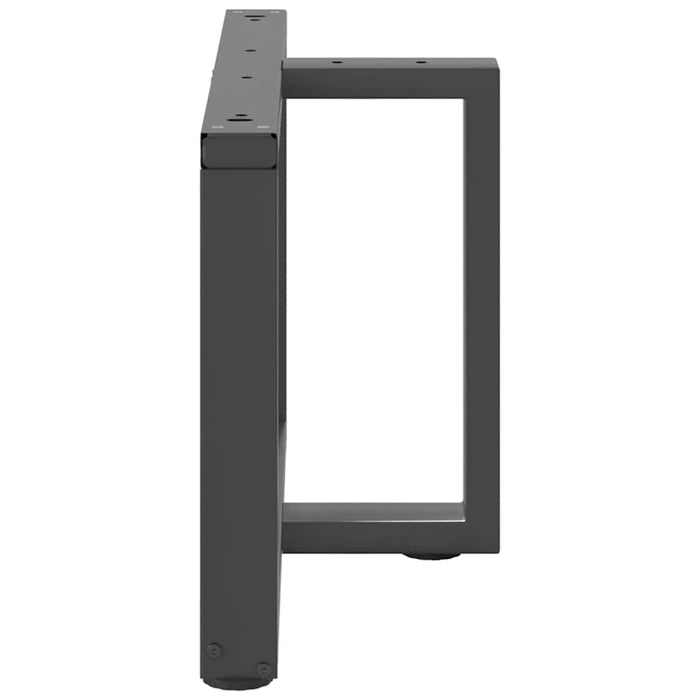 Gambe per Tavolino da Caffè a Forma di T 2 pz Antracite 70x25x(42-43) cm Acciaio 4013038