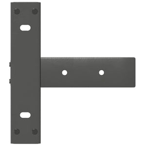 Gambe per tavolo consolle a T 2 pz Antracite 25x28x(72-73) cm Acciaio 4013042