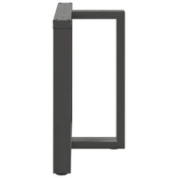 Gambe per tavolo da pranzo a forma di T 2 pz Antracite 70x35x(72-73) cm Acciaio 4013058