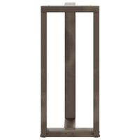 Gambe Tavolo Bar Forma T 2 pz Naturale 40x35x(90-91)cm Acciaio 4013075